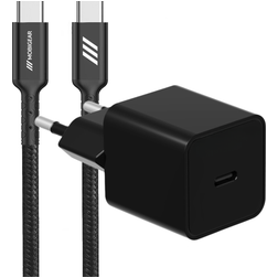 Mobigear Essentials Single USB-C Oplader USB-C 1 Meter Power Delivery 20W - Zwart