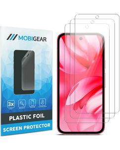 Mobigear Google Pixel 9a Screenprotector Folie - Case Friendly (3-Pack)