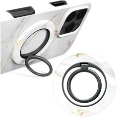 MIO Holder MagSafe Telefoon Ring - White Marble Universeel