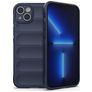 Mobigear Bumpy iPhone 14 Plus Hoesje Flexibel TPU Backcover - Donkerblauw