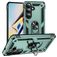 Mobigear Armor ring Samsung Galaxy S26 Hoesje Hardcase Backcover Shockproof met Ringhouder - Groen
