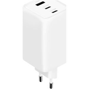 Mobiparts GaN Triple USB / USB-C 100W - Wit