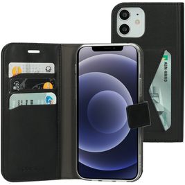 Mobiparts Classic Wallet iPhone 12 Pro Hoesje Bookcase Portemonnee - Zwart