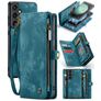Caseme 008 Samsung Galaxy S23 FE Hoesje Uitneembare 2in1 Bookcase Portemonnee - Blauw