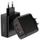 Mobilize Wall Charger Triple USB / USB-C Oplader Power Delivery 100W - Zwart