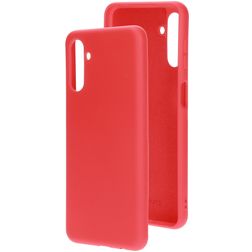 Mobiparts Samsung Galaxy A04s Siliconen Hoesje Backcover - Satin White