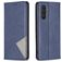 Mobigear Rhombus Slim Samsung Galaxy A24 Hoesje Bookcase - Blauw