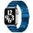 Mobigear Antwerp Stalen Apple Watch Bandje Vouwsluiting - 42/41/40/38 mm - Blauw