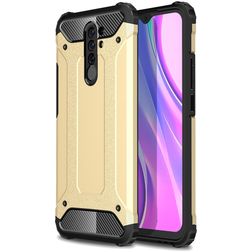 Mobigear Outdoor Xiaomi Redmi 9 Hoesje Hardcase Backcover Shockproof - Goud