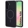 Mobiparts Slim Line Samsung Galaxy A56 MagSafe Hoesje Hardcase Backcover - Onyx Black