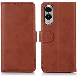 Mobigear Wallet Samsung Galaxy S25 Edge Hoesje Bookcase Portemonnee - Bruin