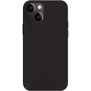 Valenta iPhone 14 Pro Max MagSafe Hoesje Echt Leer Backcover - Zwart