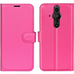 Mobigear Classic Sony Xperia Pro-I Hoesje Bookcase Portemonnee - Magenta