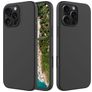 Mobigear Rubber Touch iPhone 16 Pro Siliconen Hoesje Backcover - Zwart