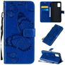 Mobigear Butterfly Samsung Galaxy A51 5G Hoesje Bookcase Portemonnee - Blauw