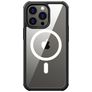 Valenta Full Cover iPhone 14 Plus MagSafe Hoesje Gehard Glas Backcover Shockproof - Transparant / Zwart