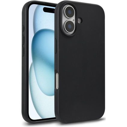 Mobigear Bio iPhone 18 Hoesje Eco Friendly Backcover - Zwart
