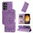 Mobigear Sunflower Samsung Galaxy S24 Ultra Hoesje Bookcase Portemonnee - Paars
