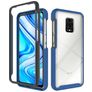 Mobigear Two-Layer Xiaomi Redmi Note 9S Hoesje Hardcase Backcover Shockproof - Blauw