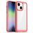 Mobigear Crystal iPhone 14 Plus Hoesje Hardcase Backcover - Transparant / Rood