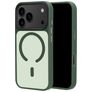 Mobiparts Hardcover iPhone 18 Pro MagSafe Hoesje Hardcase Backcover - Satin Green