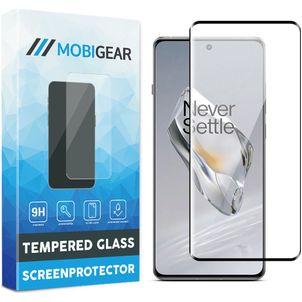 Mobigear Premium OnePlus 12 Glazen Screenprotector - Case Friendly - Zwart