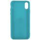 Mobigear Colors iPhone XS Max Hoesje Flexibel TPU Backcover - Turquoise