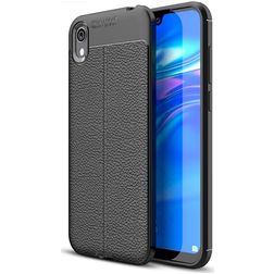 Mobigear Luxury HONOR 8S Hoesje Flexibel TPU Backcover - Zwart