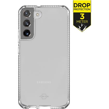 ITSkins SpectrumClear Samsung Galaxy S22 Plus Hoesje Flexibel TPU Backcover Shockproof - Zwart