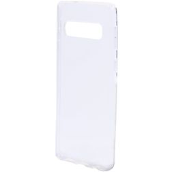 Mobiparts Classic Doorzichtig Samsung Galaxy S10 Hoesje Flexibel TPU Backcover - Transparant