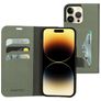 Mobiparts Classic Wallet iPhone 14 Pro Max Hoesje Bookcase Portemonnee - Stone Green