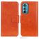 Mobigear Classy Motorola Edge 30 Hoesje Bookcase Portemonnee - Oranje