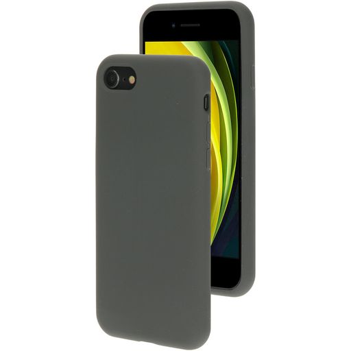 Mobiparts iPhone 8 Siliconen Hoesje Backcover - Urban Grey