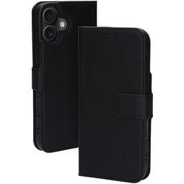 Mobiparts Classic Wallet MagSafe iPhone 16 Plus MagSafe Hoesje Bookcase Portemonnee - Zwart