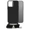 Mobilize Lanyard Gelly iPhone 13 Pro Flexibel TPU Hoesje met koord - Zwart