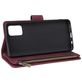 Mobigear Zipper Samsung Galaxy A51 Hoesje Bookcase Portemonnee - Rood