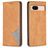 Mobigear Rhombus Slim Google Pixel 8a Hoesje Bookcase - Cognac