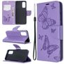 Mobigear Butterfly Samsung Galaxy S20 Hoesje Bookcase Portemonnee - Paars