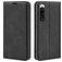 Mobigear Retro Slim Sony Xperia 5 IV Hoesje Bookcase Portemonnee - Zwart