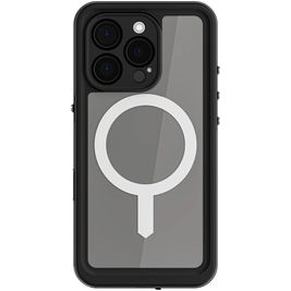 Ghostek Nautical Slim iPhone 16 Pro Waterdicht MagSafe Hoesje Hardcase Backcover Shockproof - Transparant / Zwart