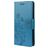 Mobigear Flowers Samsung Galaxy A33 Hoesje Bookcase Portemonnee - Blauw
