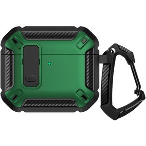 Mobigear Armor Clip Apple AirPods 4 Hardcase Hoesje - Groen
