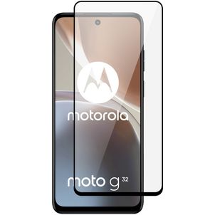 Mobigear Premium Motorola Moto G32 Glazen Screenprotector - Case Friendly - Zwart