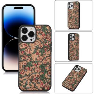 Mobigear Cork iPhone 14 Pro Hoesje Flexibel TPU Backcover - Model 4