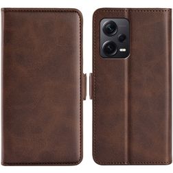 Mobigear Slim Magnet Xiaomi Redmi Note 12 Pro Plus Hoesje Bookcase Portemonnee - Bruin