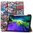 Mobigear Tri-Fold Gel iPad Pro 11 Inch (2022) Hoes TPU,Kunstleer Bookcase + Stylus Houder - Graffiti