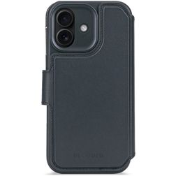 Decoded Detachable Wallet iPhone 17 MagSafe Hoesje Echt Leer Uitneembare 2in1 Bookcase Portemonnee - Navy Shadow