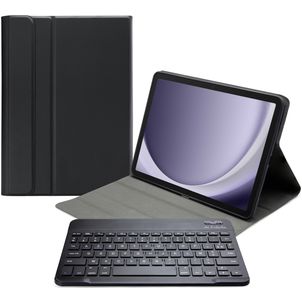 Mobilize Detachable Bluetooth Keyboard Samsung Galaxy Tab A9 Plus (2023) Hoes AZERTY Bluetooth Toetsenbord Bookcase - Zwart