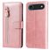 Mobigear Zipper iPhone Air Hoesje Bookcase Portemonnee - Roségoud