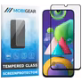 Mobigear Premium Samsung Galaxy M21 Glazen Screenprotector - Case Friendly - Zwart
